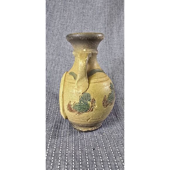 Small Clay Chiminea Vintage Terracotta Mini Tea Light Votive Tabletop Art - Picture 2 of 8